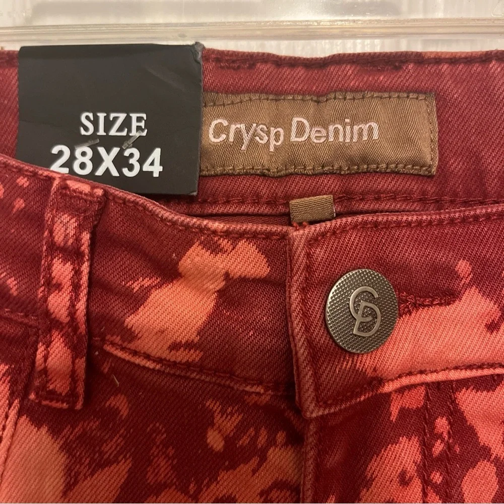 Crysp Denim Distressed‎ Men’s Jeans Sz 28x34 NWT